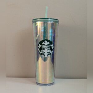 Starbucks 2019 Acrylic Iridescent Mermaid Holographic Tumbler 24oz
